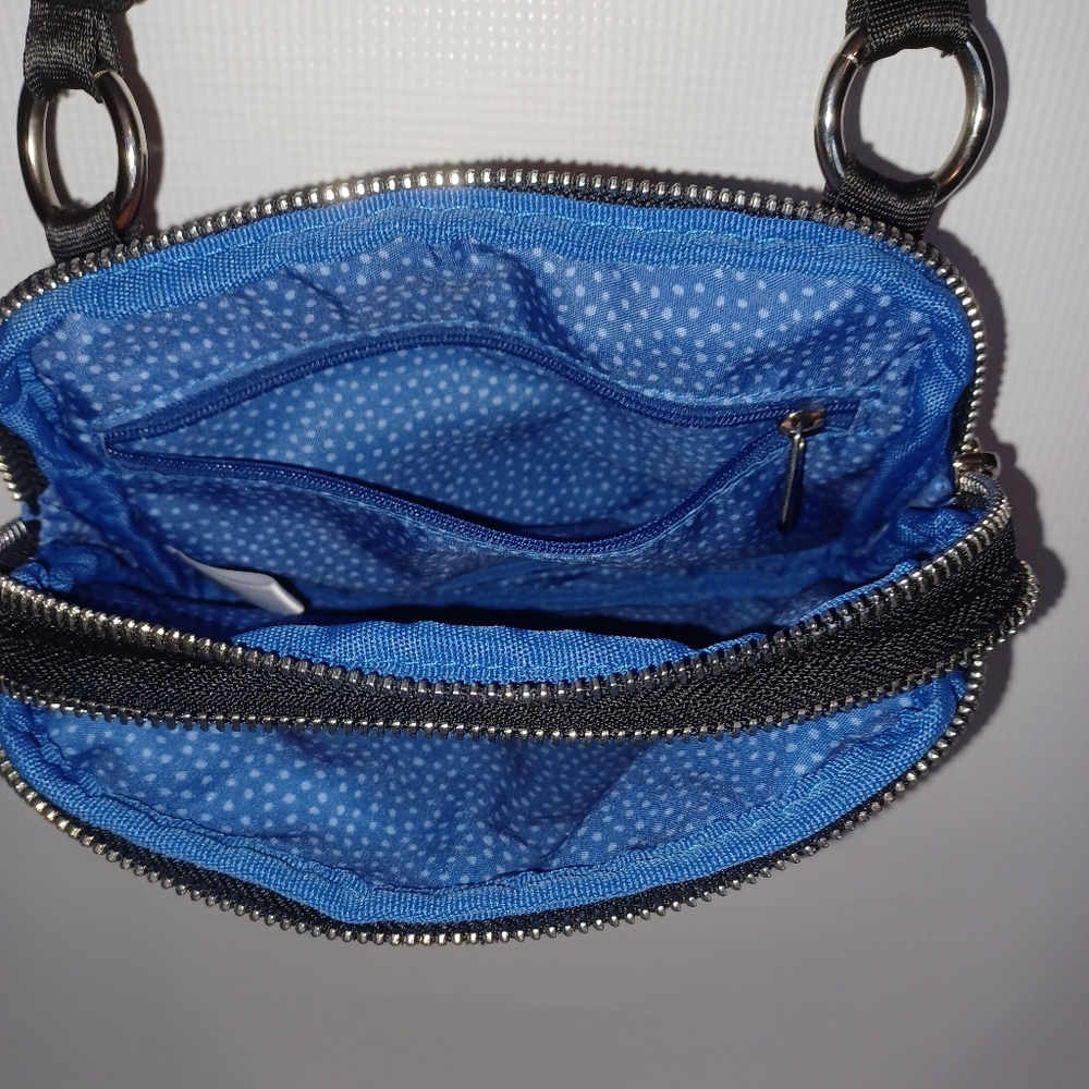 Brighton POWER OF LOVE Crossbody Belt Bag Purse Heart Thick Strap Festival Color - Picture 11 of 12